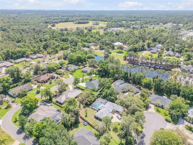 170 Live Oak Ct, New Smyrna Beach, FL 32168 - bird's eye view with a water view and a residential view