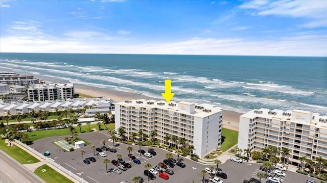 5201 S Atlantic Ave Unit 708A, New Smyrna Beach, FL 32169 - bird's eye view of apartment complex and a nearby body of water