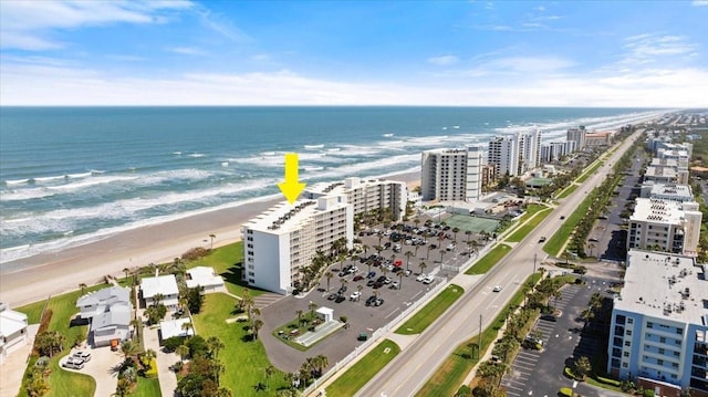 5201 S Atlantic Ave Unit 708A, New Smyrna Beach, FL 32169 - view of urban area featuring extended coastline