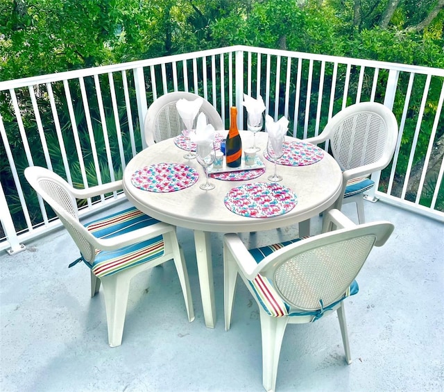 4150 S Atlantic Ave Unit 115D, New Smyrna Beach, FL 32169 - balcony featuring outdoor dining area
