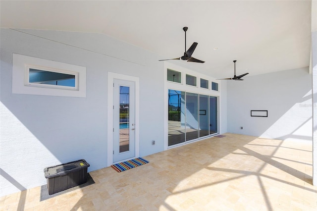 6277 W Fallsgrove Ln, Port Orange, FL 32128 - view of patio / terrace featuring ceiling fan