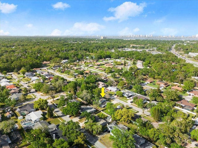 3644 Dame St, Port Orange, FL 32129 - bird's eye view featuring a residential view