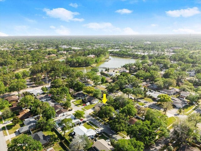 3644 Dame St, Port Orange, FL 32129 - bird's eye view featuring a residential view and a water view