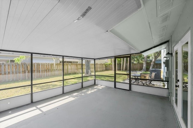 3644 Dame St, Port Orange, FL 32129 - view of unfurnished sunroom