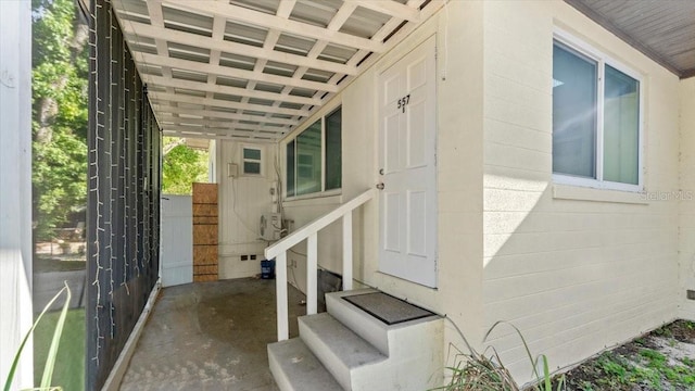 557 Berkshire Rd, Daytona Beach, FL 32114 - entrance to property with concrete block siding