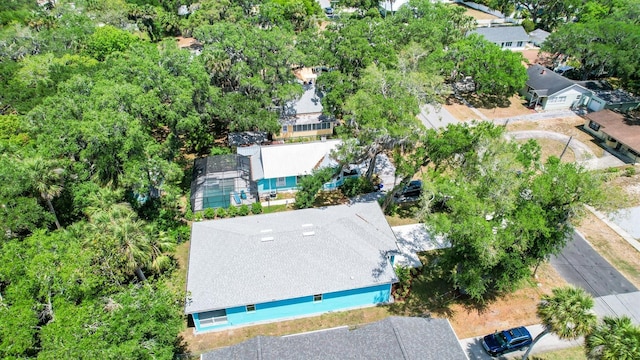 bird's eye view featuring a residential view