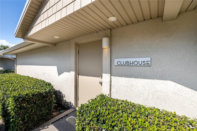 4501 S Atlantic Ave Unit 415, New Smyrna Beach, FL 32169 - entrance to property featuring stucco siding