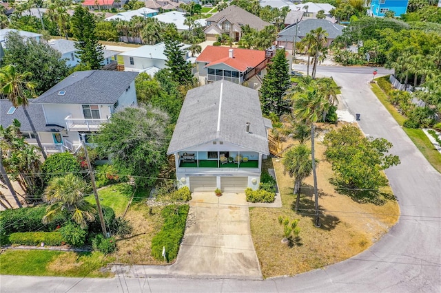 216 Dune Cir, New Smyrna Beach, FL 32169 - aerial view featuring a residential view