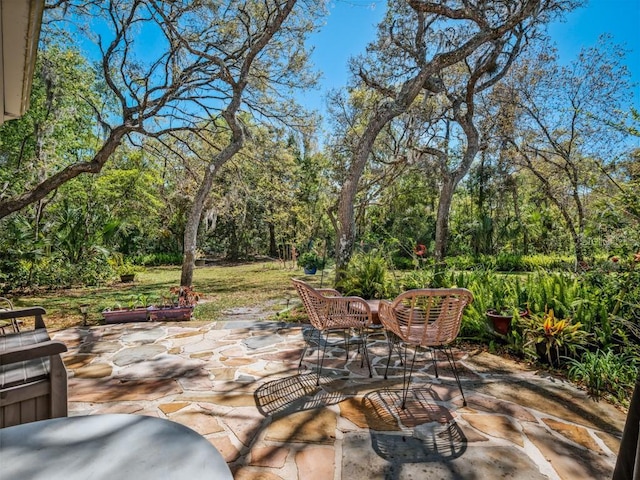 view of patio / terrace featuring outdoor dining area