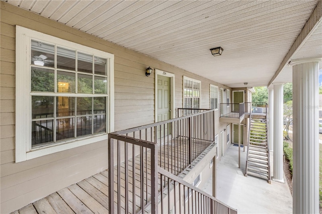 160 Reserve Cir Unit 204, Oviedo, FL 32765 - wooden terrace with a porch