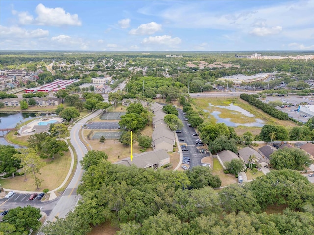 160 Reserve Cir Unit 204, Oviedo, FL 32765 - drone / aerial view with a water view