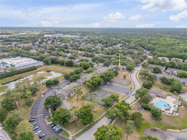 160 Reserve Cir Unit 204, Oviedo, FL 32765 - birds eye view of property featuring a water view