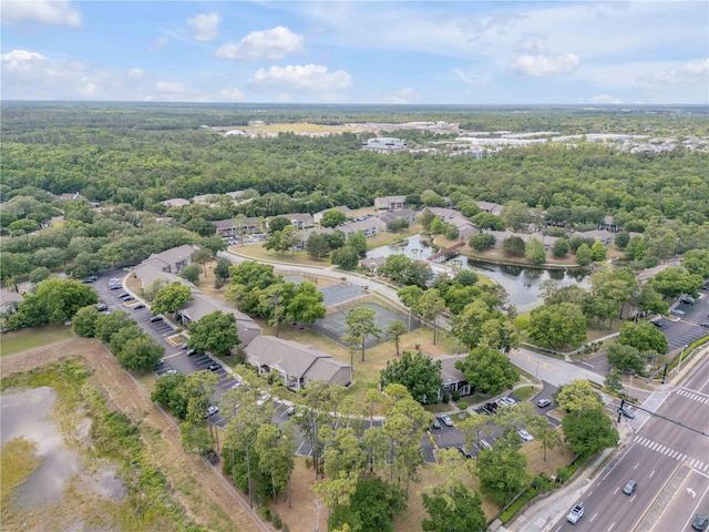 160 Reserve Cir Unit 204, Oviedo, FL 32765 - bird's eye view with a water view and a wooded view