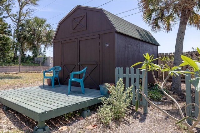 825 E 23rd Ave, New Smyrna Beach, FL 32169 - view of shed with fence