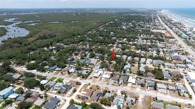 825 E 23rd Ave, New Smyrna Beach, FL 32169 - birds eye view of property with a water view