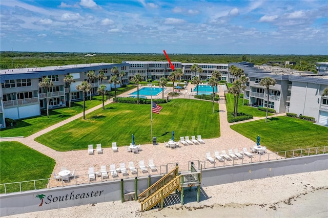 4841 Saxon Dr Unit C201, New Smyrna Beach, FL 32169 - birds eye view of property