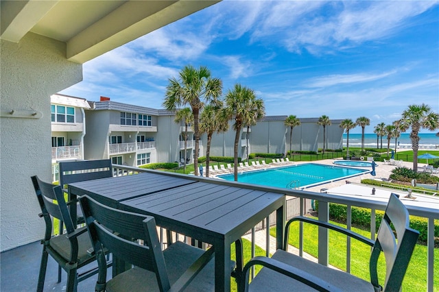4841 Saxon Dr Unit C201, New Smyrna Beach, FL 32169 - balcony with a water view