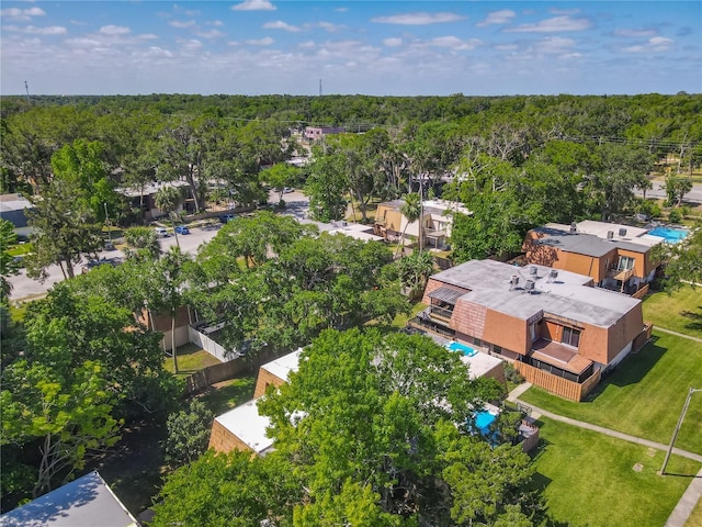 95 Moonstone Ct, Port Orange, FL 32129 - drone / aerial view of a forest and a pool area