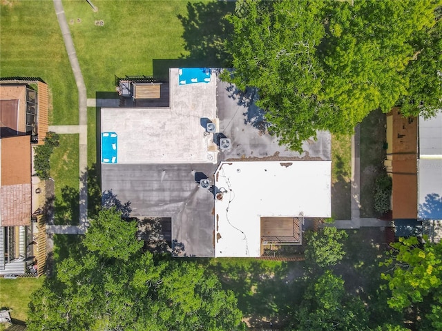 95 Moonstone Ct, Port Orange, FL 32129 - view from above of property with a pool