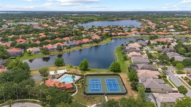 11222 Rapallo Ln, Windermere, FL 34786 - aerial view of property's location with a nearby body of water, nearby suburban area, and a pool area