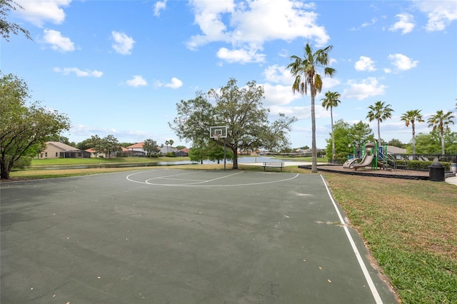 11222 Rapallo Ln, Windermere, FL 34786 - view of basketball court with community basketball court and a yard