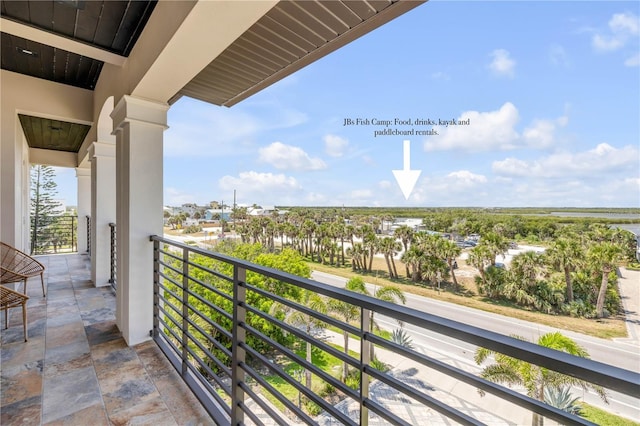 6771 Turtlemound Rd, New Smyrna Beach, FL 32169 - view of balcony
