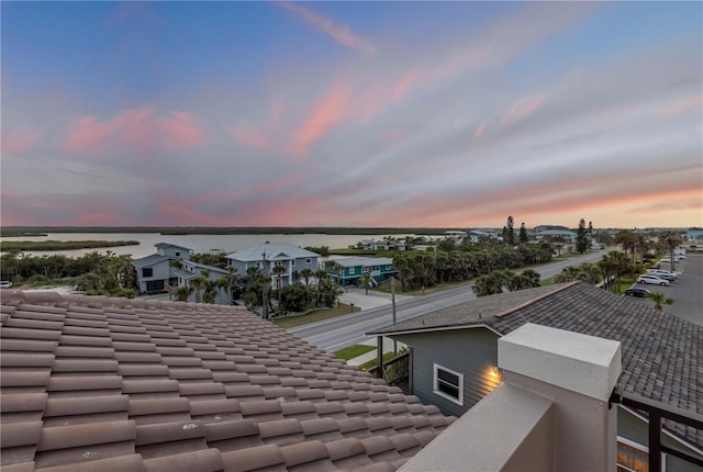 6771 Turtlemound Rd, New Smyrna Beach, FL 32169 - details featuring a tiled roof