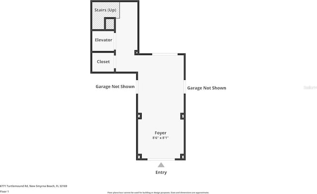 6771 Turtlemound Rd, New Smyrna Beach, FL 32169 - plan