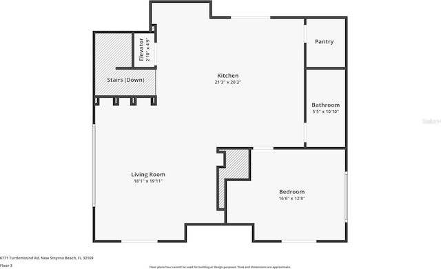 6771 Turtlemound Rd, New Smyrna Beach, FL 32169 - view of layout