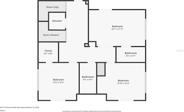 6771 Turtlemound Rd, New Smyrna Beach, FL 32169 - view of layout