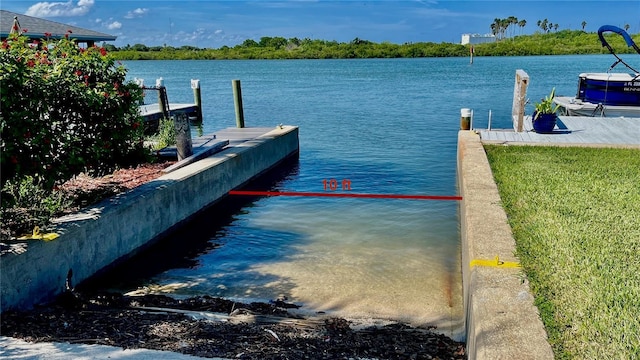 34 Richmond Dr, New Smyrna Beach, FL 32169 - dock area featuring a water view