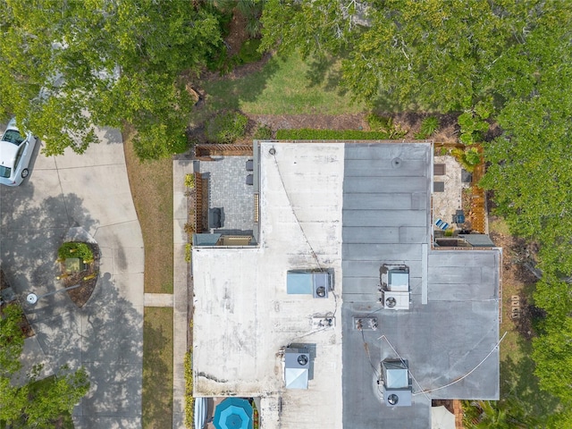 view from above of property