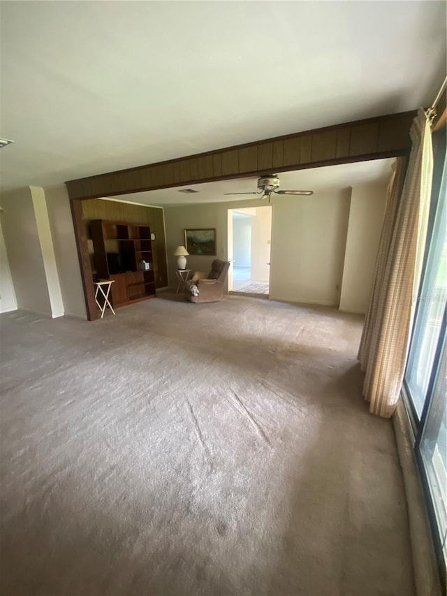 1830 Needle Palm Dr, Edgewater, FL 32132 - empty room featuring carpet flooring and a ceiling fan