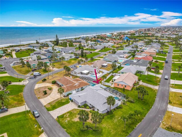 31 Sea Harbor Dr E, Ormond Beach, FL 32176 - aerial perspective of suburban area with a large body of water