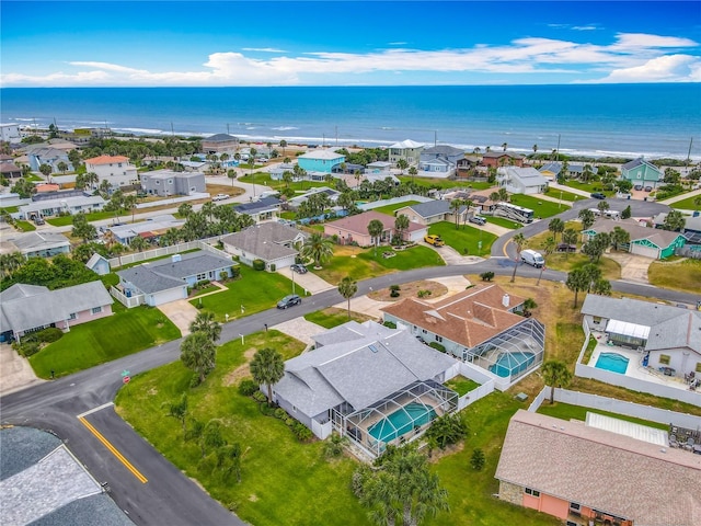 31 Sea Harbor Dr E, Ormond Beach, FL 32176 - aerial view of residential area featuring a large body of water