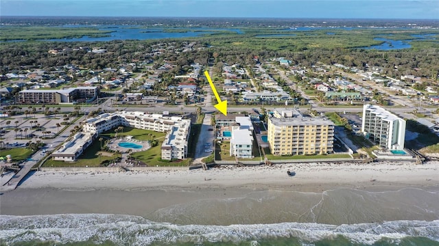 3509 S Atlantic Ave Unit 102And 103, New Smyrna Beach, FL 32169 - aerial view of expansive beach