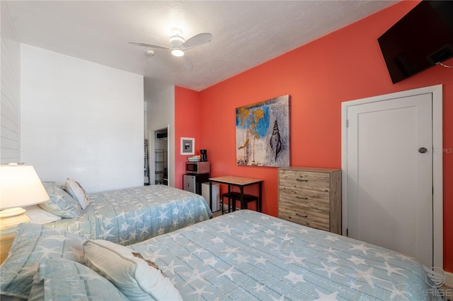 3509 S Atlantic Ave Unit 102And 103, New Smyrna Beach, FL 32169 - bedroom featuring ceiling fan