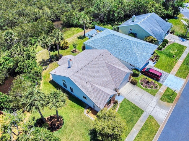 aerial view of property and surrounding area