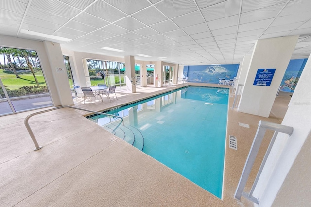view of indoor community pool