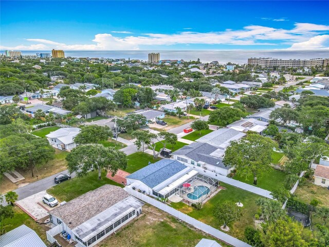 view of urban area featuring a large body of water