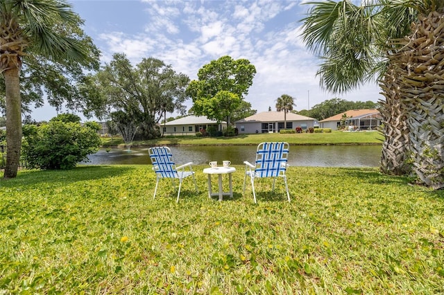 404 Central Mariners Dr, Edgewater, FL 32141 - view of grassy yard with a water view