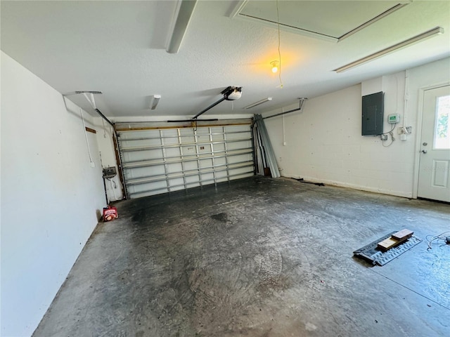 3303 Victory Palm Dr, Edgewater, FL 32141 - garage featuring a garage door opener and electric panel
