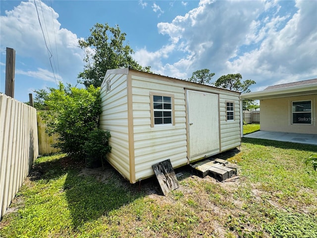 3303 Victory Palm Dr, Edgewater, FL 32141 - view of shed