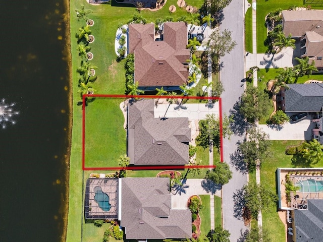 637 Marisol Dr, New Smyrna Beach, FL 32168 - aerial view of residential area with property parcel outlined