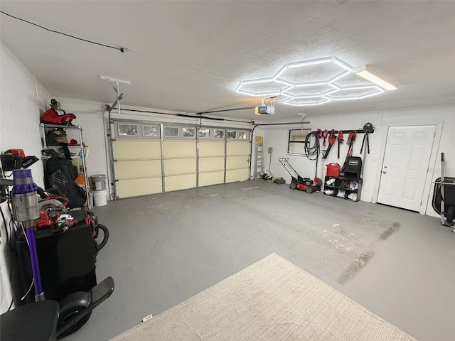 208 Wellington Dr, Daytona Beach, FL 32119 - garage featuring a garage door opener