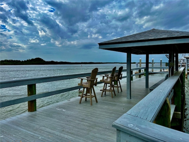 2100 N Peninsula Ave Unit 2160, New Smyrna Beach, FL 32169 - dock area with a water view