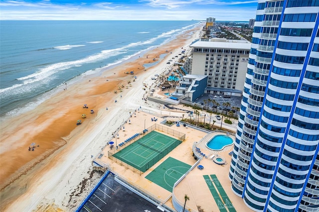 2625 S Atlantic Ave Unit 18Nw, Daytona Beach, FL 32118 - drone / aerial view of unending shoreline