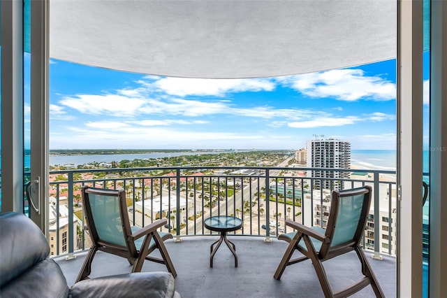 2625 S Atlantic Ave Unit 18Nw, Daytona Beach, FL 32118 - balcony with a water view