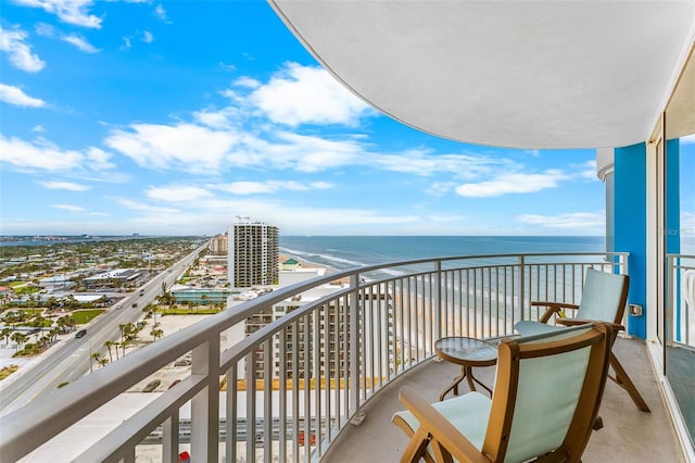 2625 S Atlantic Ave Unit 18Nw, Daytona Beach, FL 32118 - balcony featuring a water view