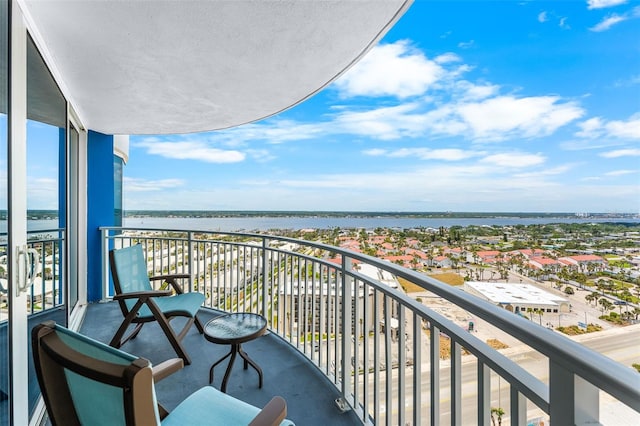 2625 S Atlantic Ave Unit 18Nw, Daytona Beach, FL 32118 - balcony featuring a water view